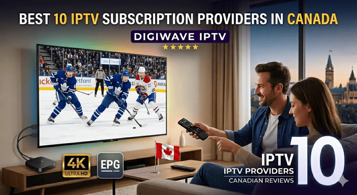 Best 10 IPTV Subscription Providers in Canada (2026 Reviews)